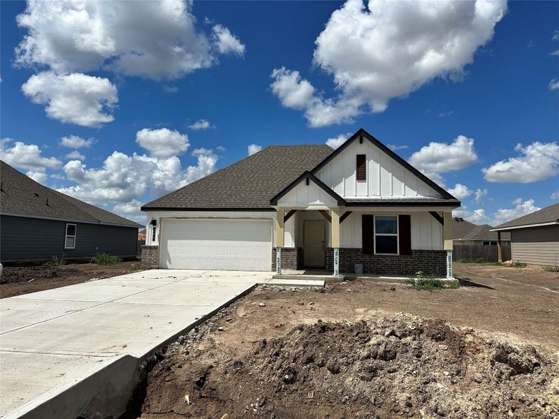 In-progress construction of a new home in Grand Lake, Snook, TX (Image 17).