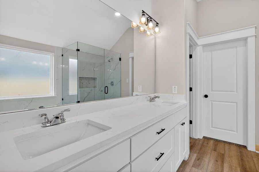 Furnished interior view inside a new home in , Snook (Image 13).