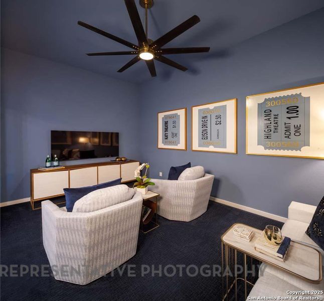 Furnished interior view inside a new home in Esperanza, Boerne (Image 12). Furnished interior view inside a new home in Esperanza, Boerne (Image 12).