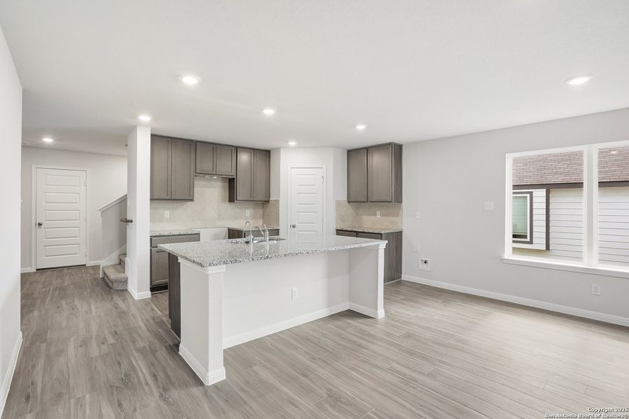 Furnished interior view inside a new home in Hunters Ranch, San Antonio (Image 11).