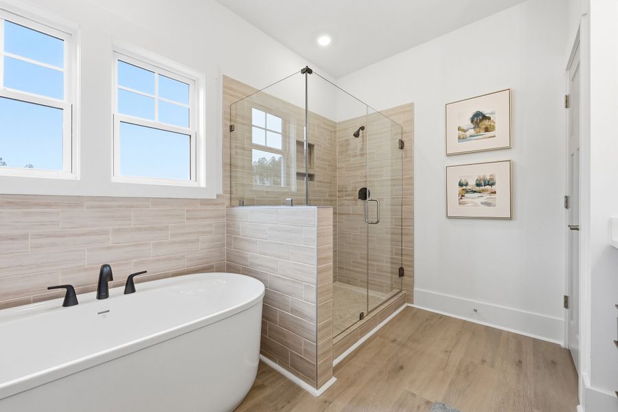 Representative furnished interior of a home built from the Carolyn II by Great Southern Homes in Carsons Landing, Angier (Image 50).