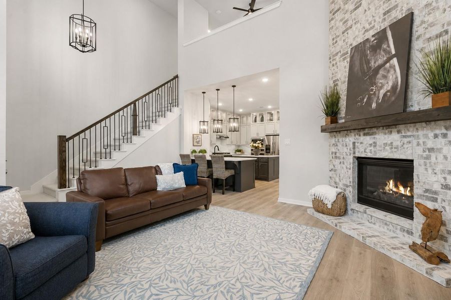 Currently the largest floor plan available in the neighborhood, this open-concept design and neutral color palette create a warm, inviting space to sit back, relax, and feel at home.