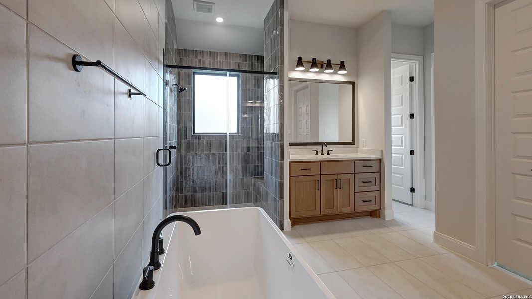 Furnished interior view inside a new home in Megan's Landing, Castroville (Image 10).