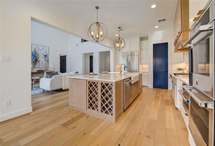 Furnished interior view inside a new home in Westview Terrace, Houston (Image 6). Furnished interior view inside a new home in Westview Terrace, Houston (Image 6).
