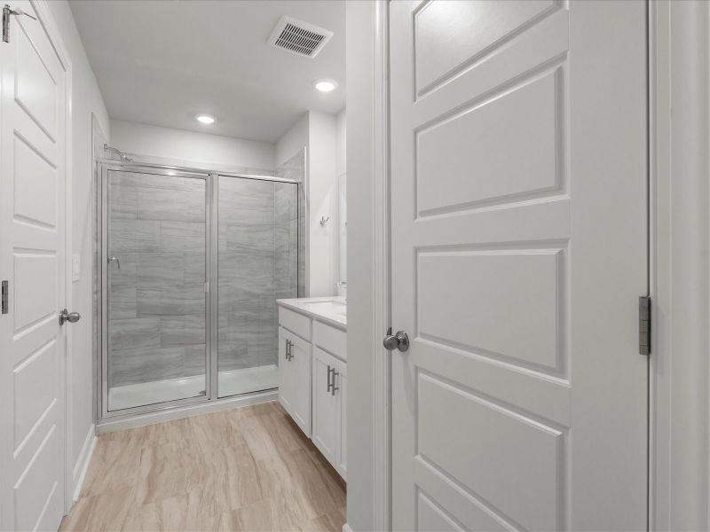 Furnished interior view inside a new home in Avalon Townes, Lyman (Image 5).