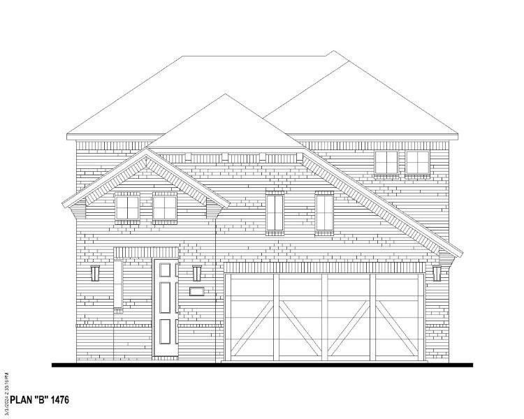 Plan 1476 Elevation B