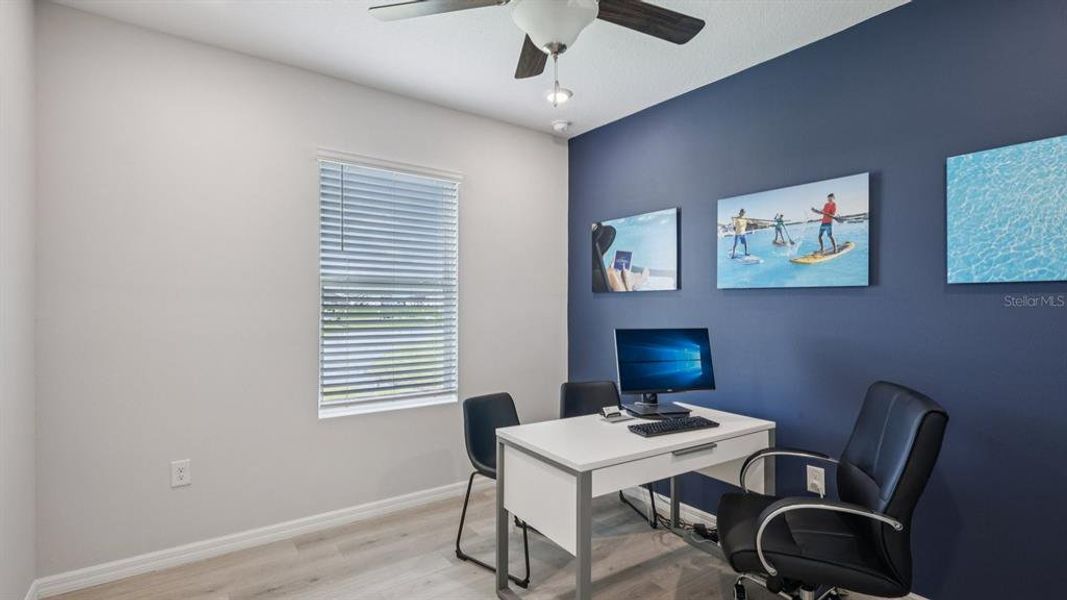 Furnished interior view inside a new home in Meadow Ridge at Epperson, Wesley Chapel (Image 12).