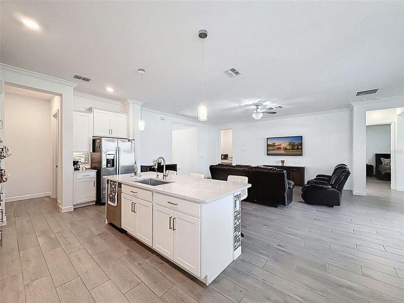 Furnished interior view inside a new home in Southshore Bay: The Estates, Wimauma (Image 41). Furnished interior view inside a new home in Southshore Bay: The Estates, Wimauma (Image 41).