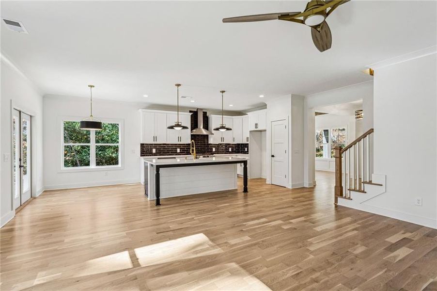 Furnished interior view inside a new home in , Marietta (Image 10). Furnished interior view inside a new home in , Marietta (Image 10).