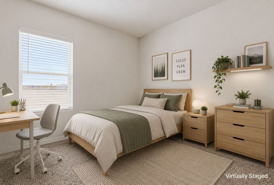 Representative furnished interior of a home built from the Poppy by View Homes in Paseos Del Este, El Paso (Image 4).