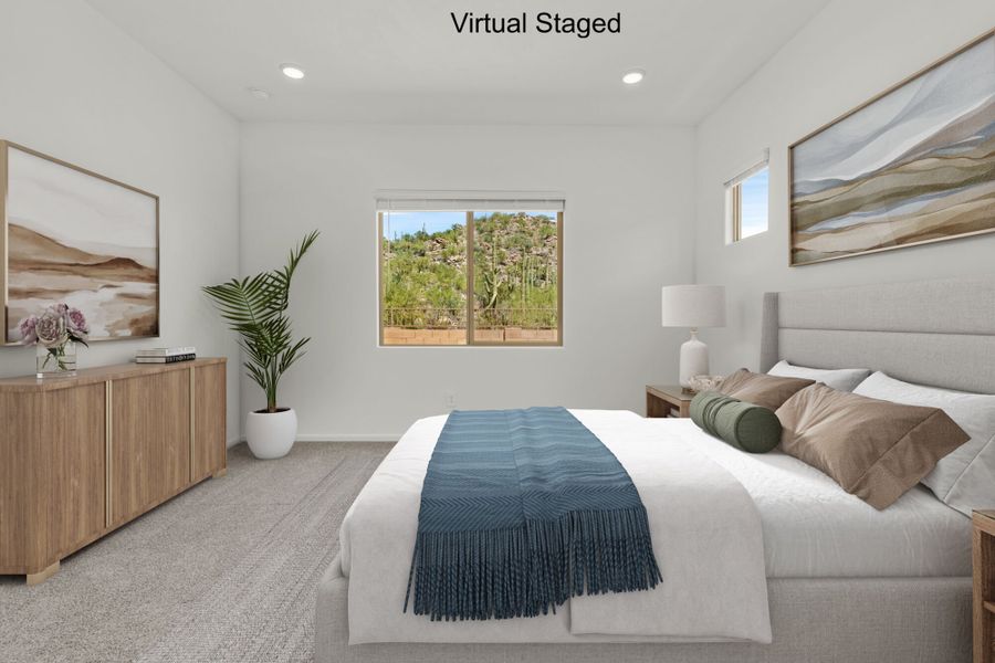 Furnished interior view inside a new home in Saguaro Reserve II, Marana (Image 8).