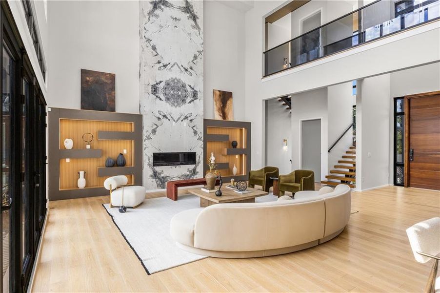 Furnished interior view inside a new home in , Marietta (Image 50).