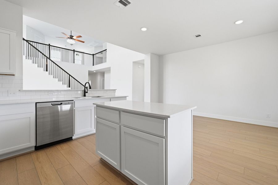 Furnished interior view inside a new home in Bluestem, Brookshire (Image 11).