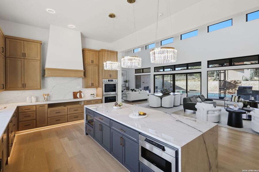 Furnished interior view inside a new home in , Boerne (Image 7).