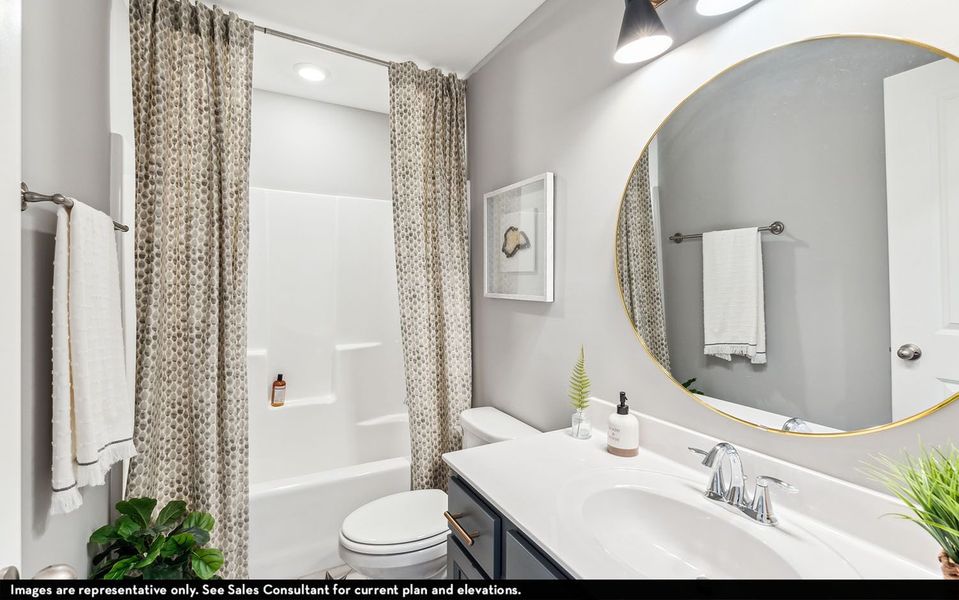 Furnished interior view inside a new home in McCain's Station, Gallatin (Image 21).