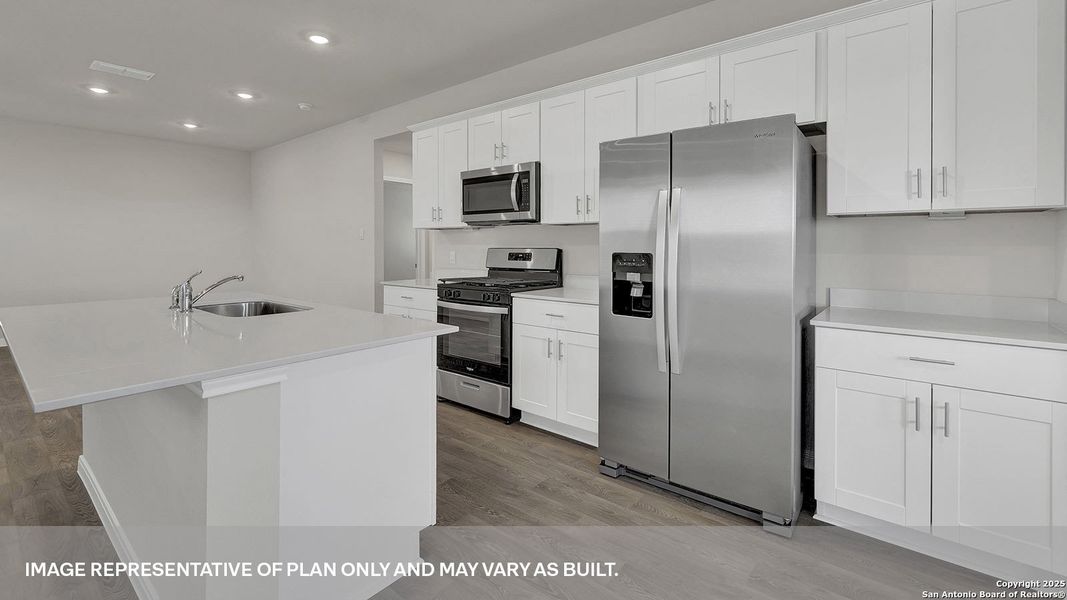 Furnished interior view inside a new home in Whisper South, San Marcos (Image 12).