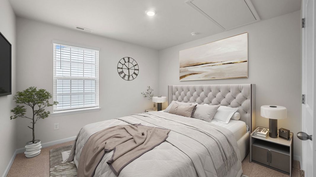 Representative furnished interior of a home built from the Robie by D.R. Horton in Chandler Pointe, Rural Hall (Image 7).