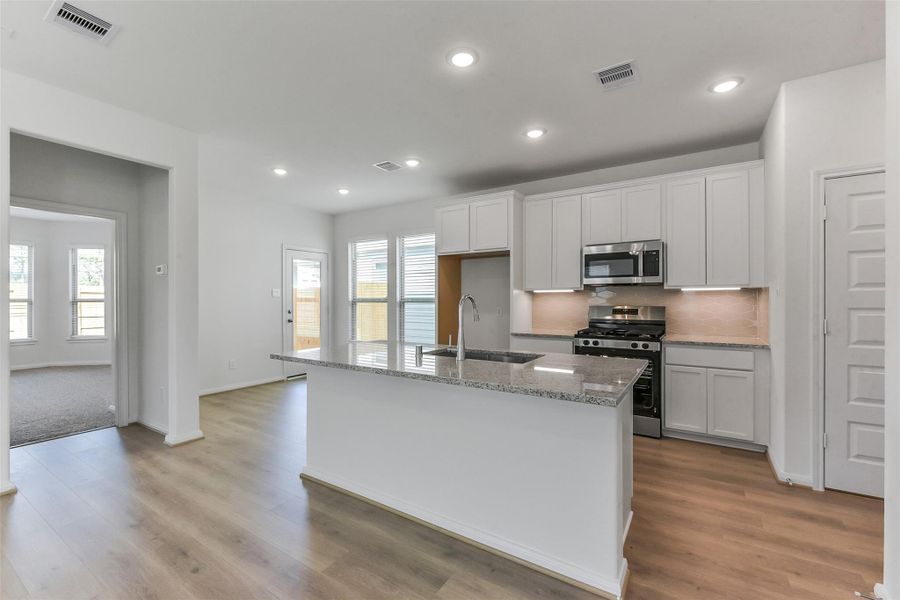 Furnished interior view inside a new home in , Houston (Image 9).