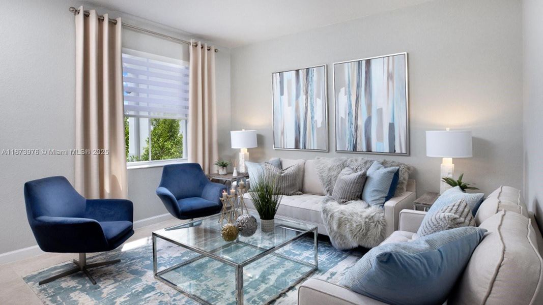 Furnished interior view inside a new home in , Homestead (Image 9).