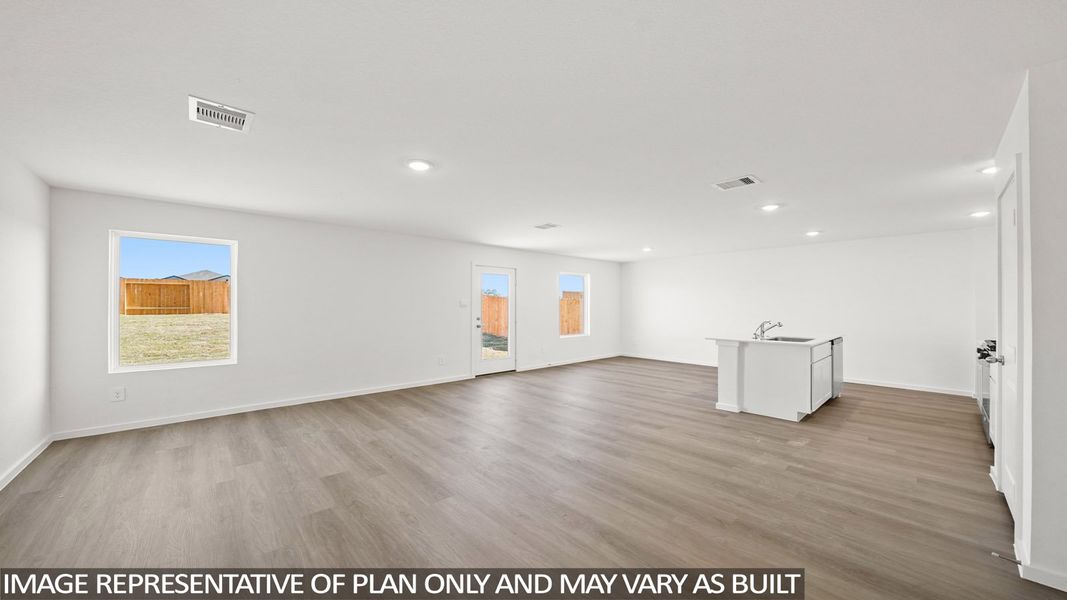 Representative unfurnished interior of a home built from the Callahan by D.R. Horton in Sunterra Lakes, Brookshire (Image 11).