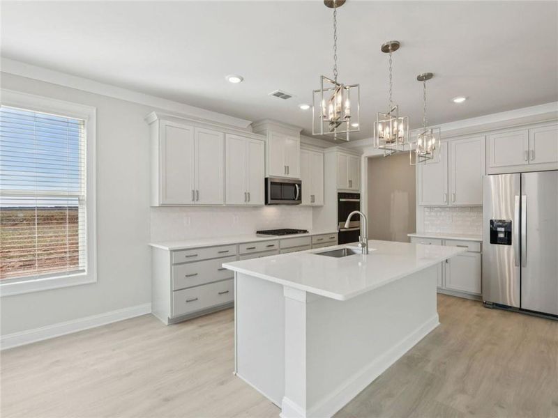 Furnished interior view inside a new home in River Pointe, Monroe (Image 5).