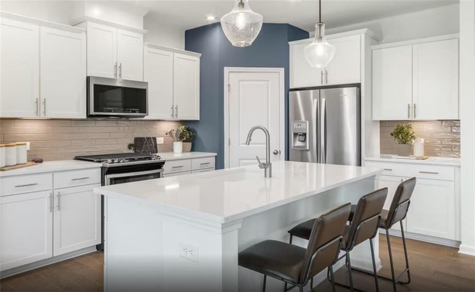 Furnished interior view inside a new home in Adler Springs, Powder Springs (Image 4).