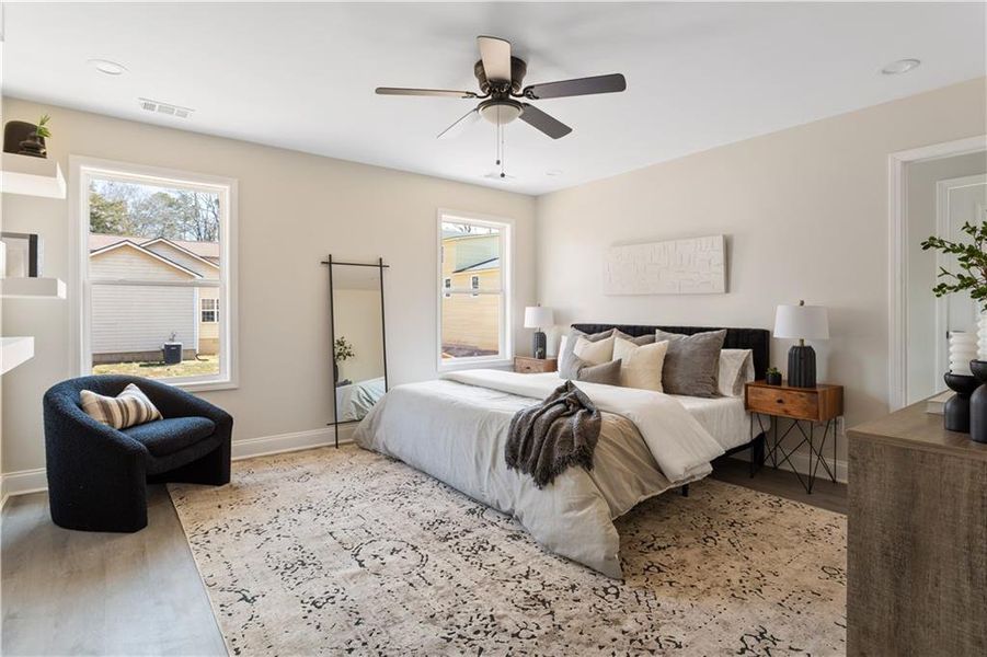 Furnished interior view inside a new home in , Atlanta (Image 14).