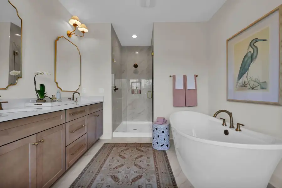 Representative furnished interior of a home built from the Scarlett by Riverside Homes in Sagebrush at EverRange, Jacksonville (Image 57).