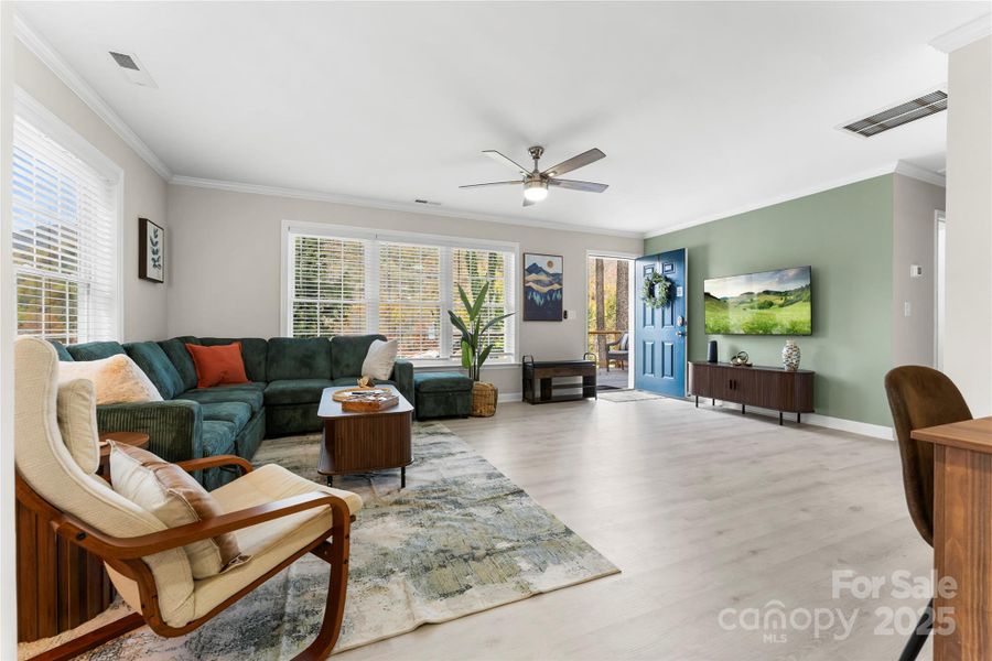 Furnished interior view inside a new home in , Maggie Valley (Image 11).