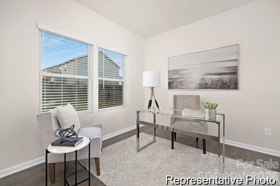 Furnished interior view inside a new home in Morgan Hills, Albemarle (Image 7).