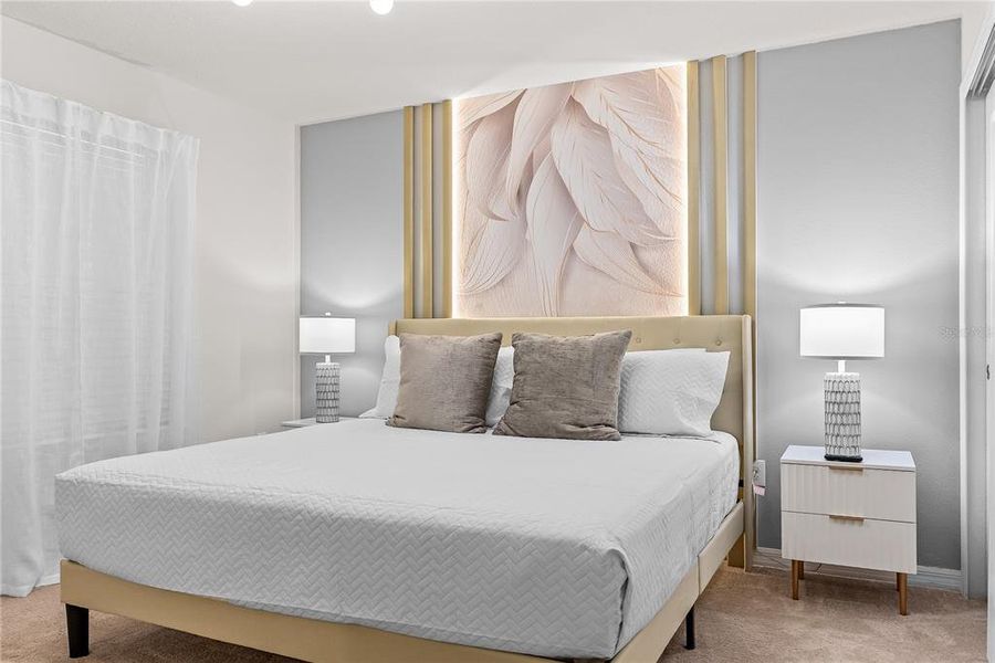Furnished interior view inside a new home in Windsor Cay Resort, Clermont (Image 49).