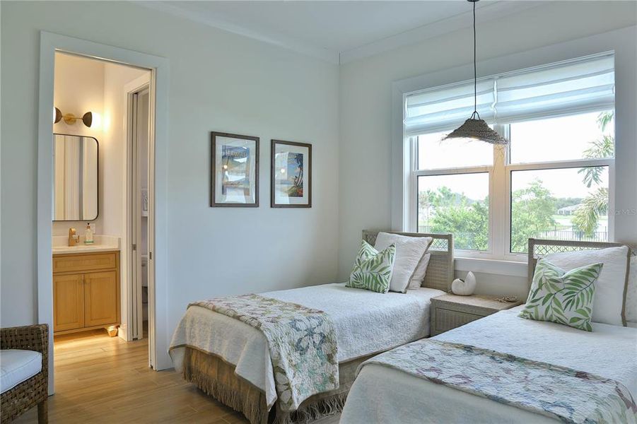 Furnished interior view inside a new home in , Sarasota (Image 15).
