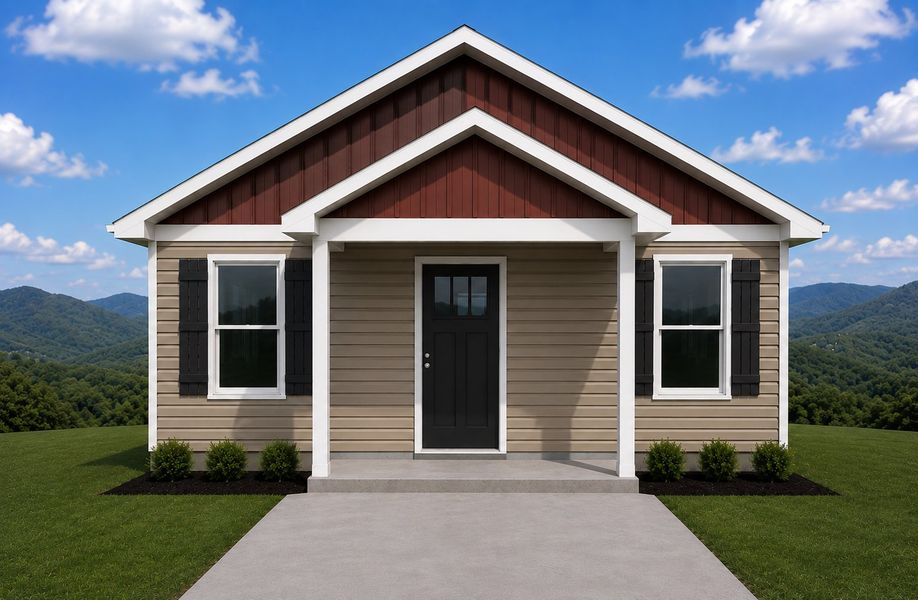 Representative exterior photo of a completed home built from the Elliott by Enchanted Homes in Arcadia Village, Spartanburg, SC (Image 18).