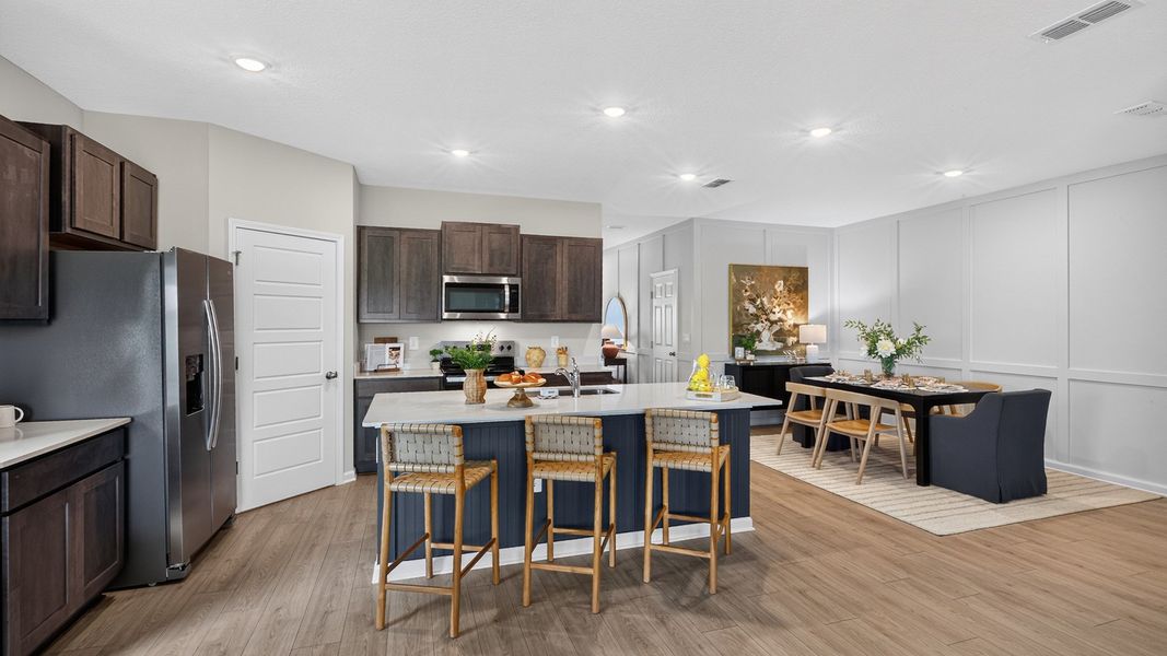 Furnished interior view inside a new home in Copes Landing, Jacksonville (Image 8).