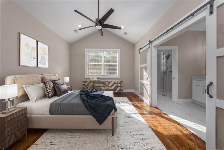 Furnished interior view inside a new home in , Woodstock (Image 13).
