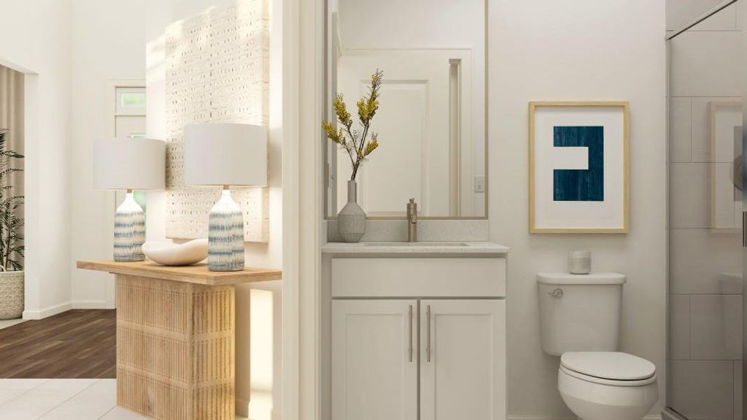 Furnished interior view inside a new home in Deer Valley, Canton (Image 14).