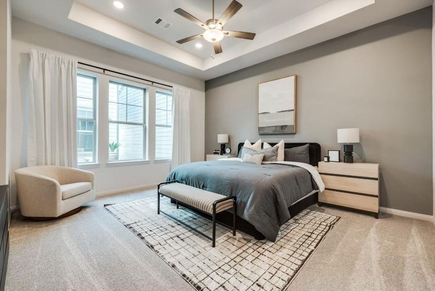 Furnished interior view inside a new home in , Sealy (Image 6).