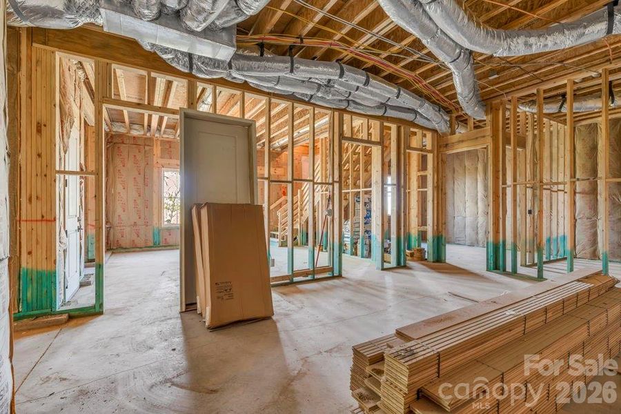 Full, unfinished basement Full, unfinished basement