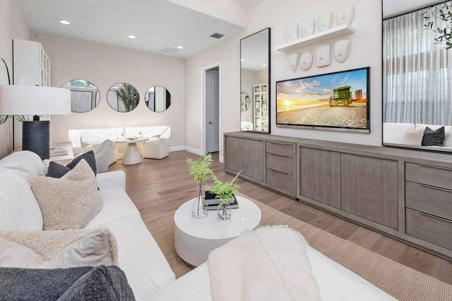 Representative furnished interior of a home built from the Alexandra IV by GL Homes in Valencia Del Mar (55+), Boynton Beach (Image 9).