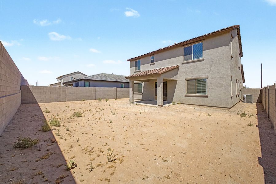 Exterior details and patio area of a home in Frontera, Surprise (Image 3). Exterior details and patio area of a home in Frontera, Surprise (Image 3).