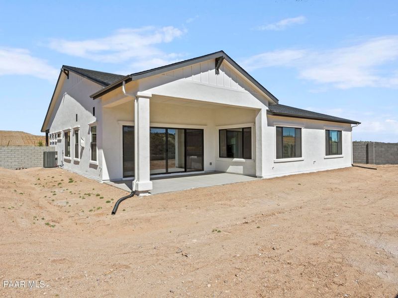 Exterior details and patio area of a home in Hidden Hills, Prescott (Image 22).