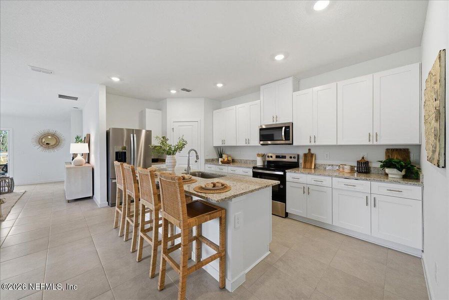 Furnished interior view inside a new home in Azalea Creek, Jacksonville (Image 7).