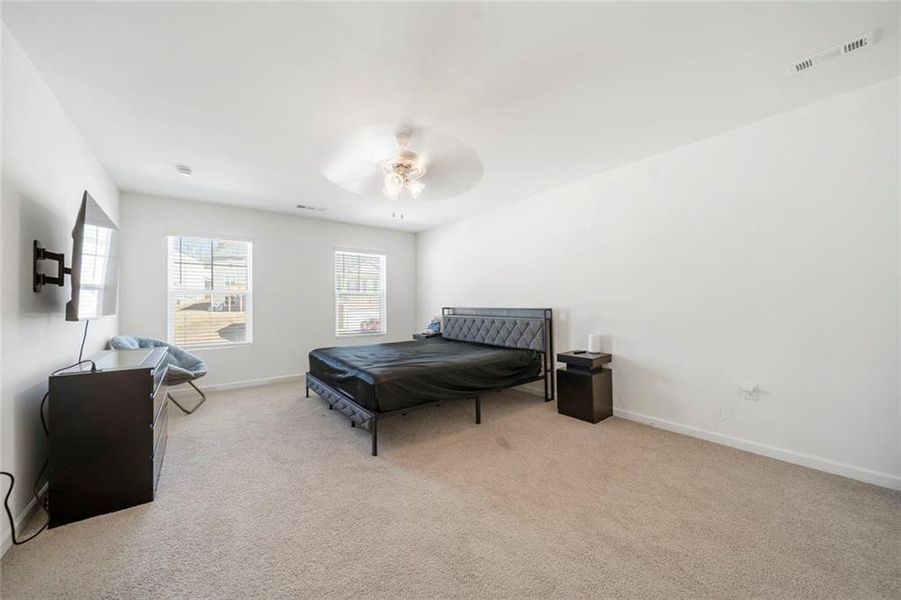 Furnished interior view inside a new home in Brooks Village, Dacula (Image 9).