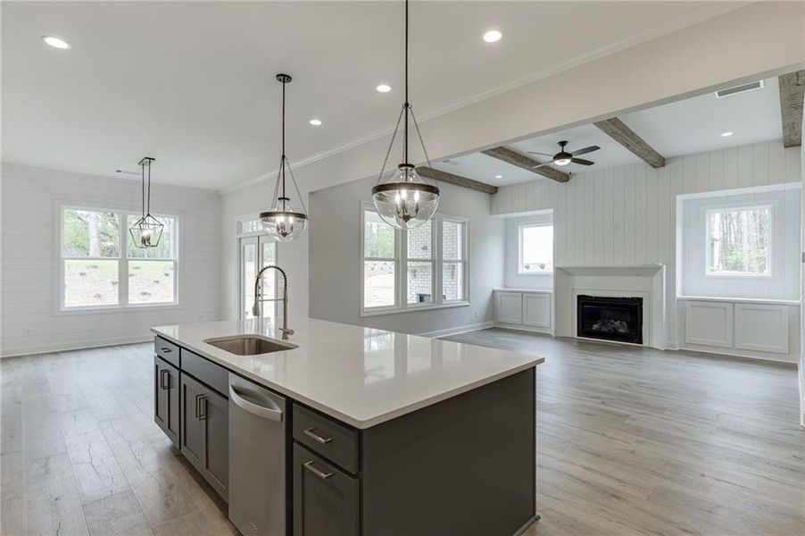Furnished interior view inside a new home in , Cumming (Image 12).