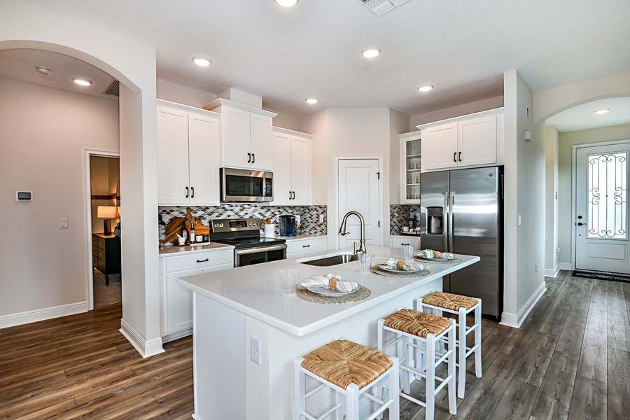 Furnished interior view inside a new home in The Sanctuary – Coastal Collection, Punta Gorda (Image 7).