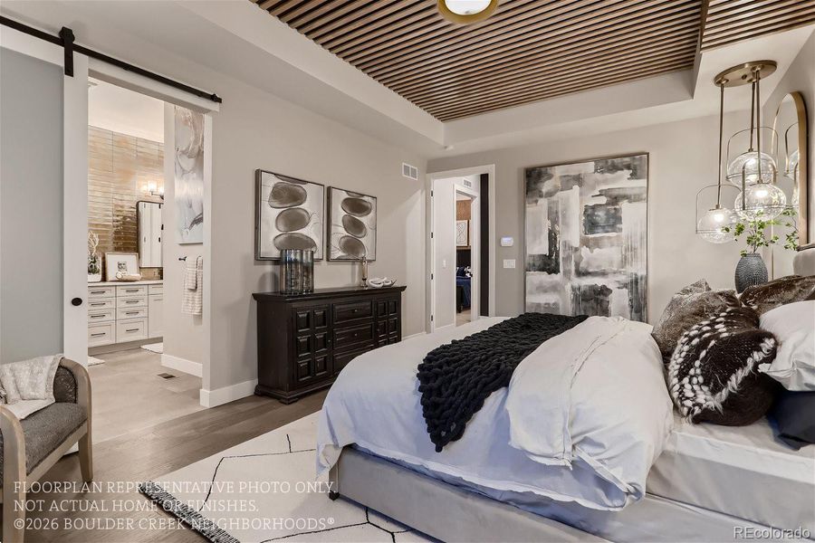 Furnished interior view inside a new home in , Broomfield (Image 37).