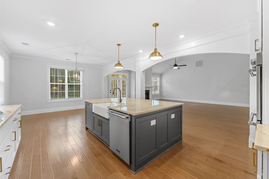 Furnished interior view inside a new home in Suter Estates, Easley (Image 9). Furnished interior view inside a new home in Suter Estates, Easley (Image 9).