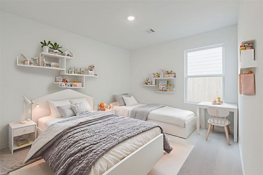 Furnished interior view inside a new home in Pinewood at Grand Texas: Colonial & Cottage Collections, New Caney (Image 6).
