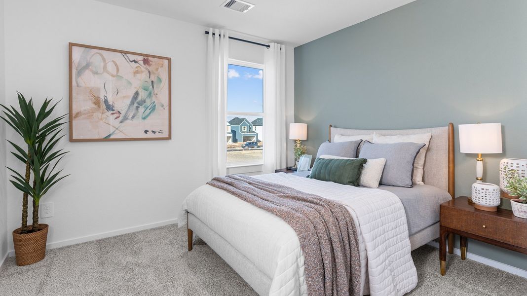 Furnished interior view inside a new home in Legacy Village, Houston (Image 5). Furnished interior view inside a new home in Legacy Village, Houston (Image 5).