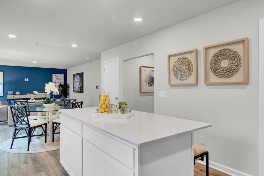Furnished interior view inside a new home in Essence at Chestnut Ridge North, Hopkins (Image 9).